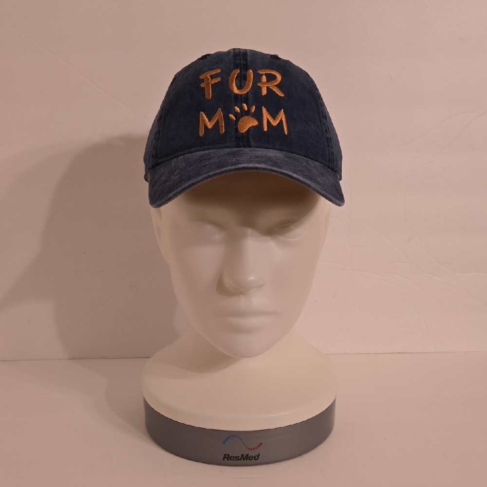 INFINITY Fur Mom Blue and Orange Women's Hat - OS